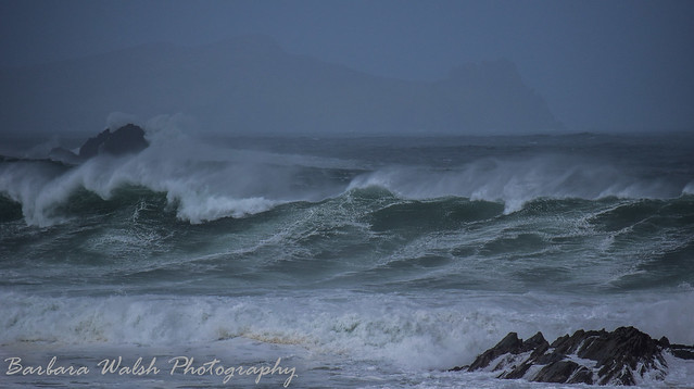 wild day at Clogher beach