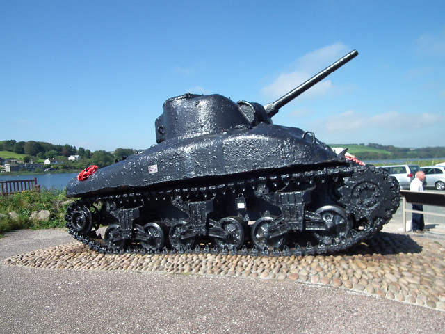 Sherman Tank - Torcross Devon England.