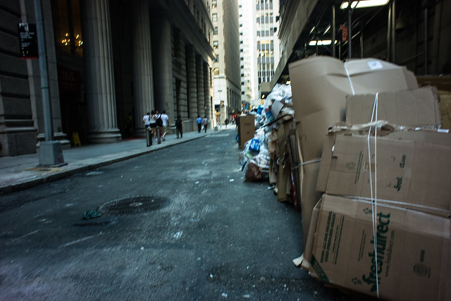 Wall Street trash heap