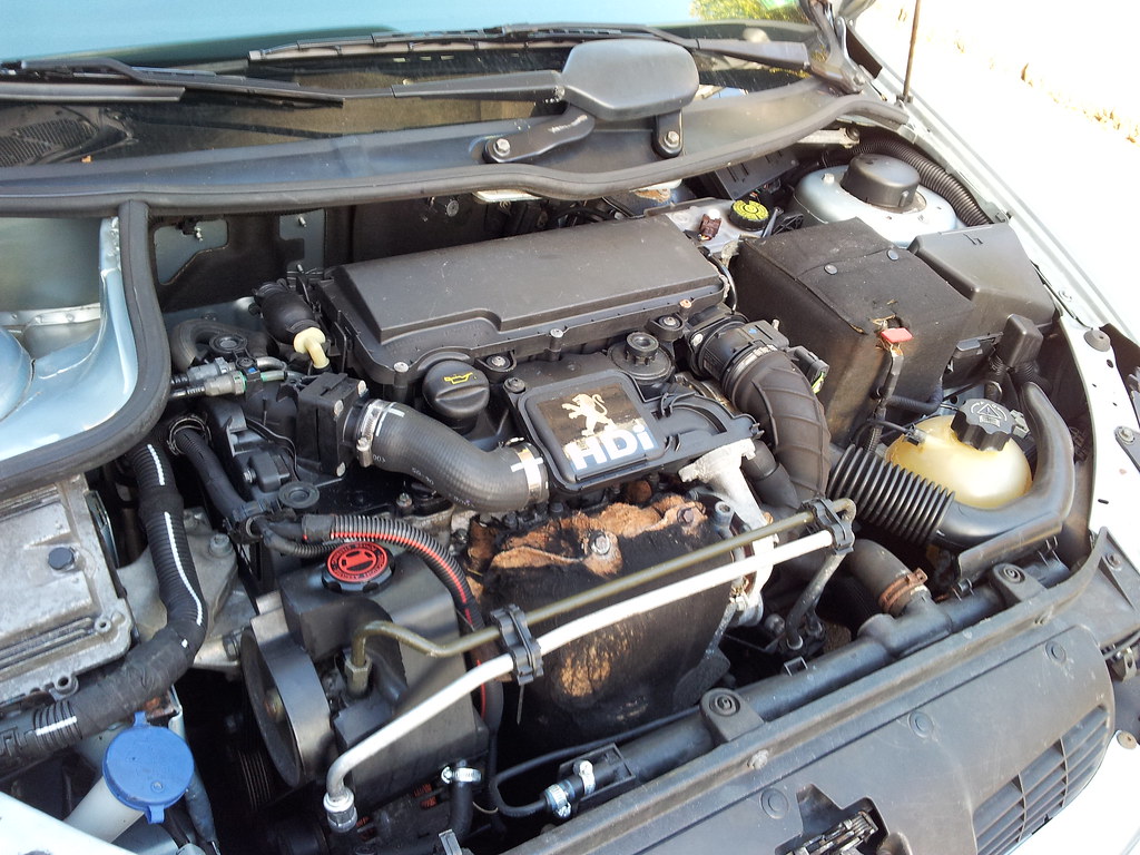 20120929 16.26.58 Peugeot 206 1.4 diesel engine