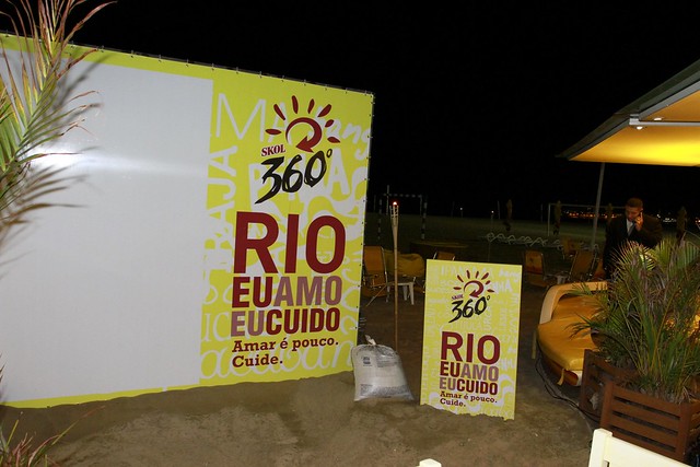 Skol 360° promove evento em favor do Rio De Janeiro, na praia de Copacabana