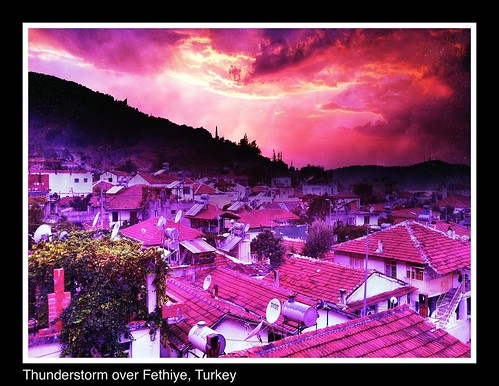 travel sunset turkey landscape thunderstorm hdr fethiye iphone iphone4 prohdr iphoneography