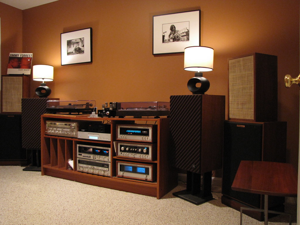 Vintage Stereo Setup | 3 Vintage Rigs in one space: Pioneer … | Flickr