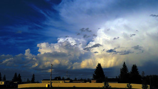 Storm at Sunset in Whitecourt, Alberta 3
