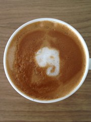 Today's latte, Evernote.