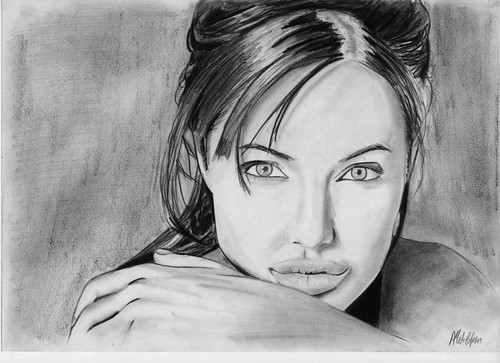 Angelina Jolie | by Alain Mitildjian Art