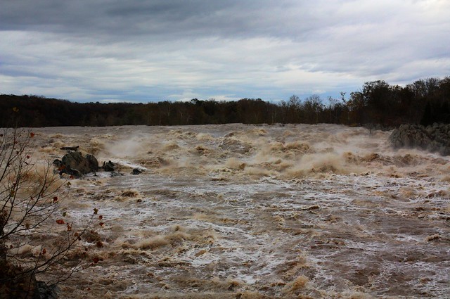 Great Falls Submerged After Hurricane Sandy