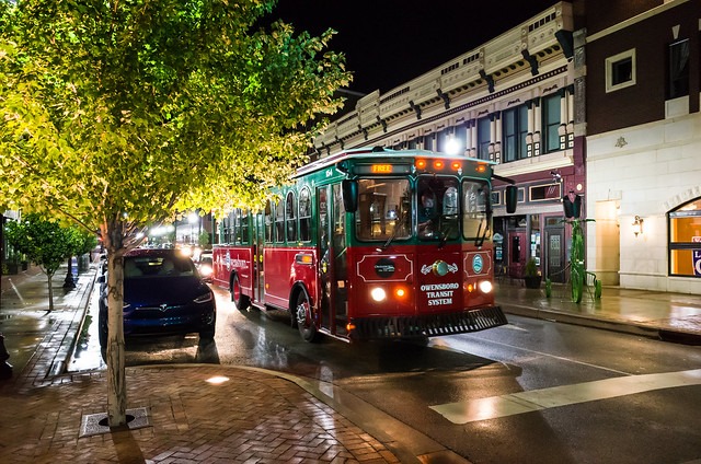 The downtown bus in Owensboro