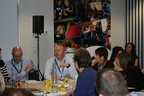 Learning Live delegates interacting in the Q&A session at @Learning Live North | by LearningPool