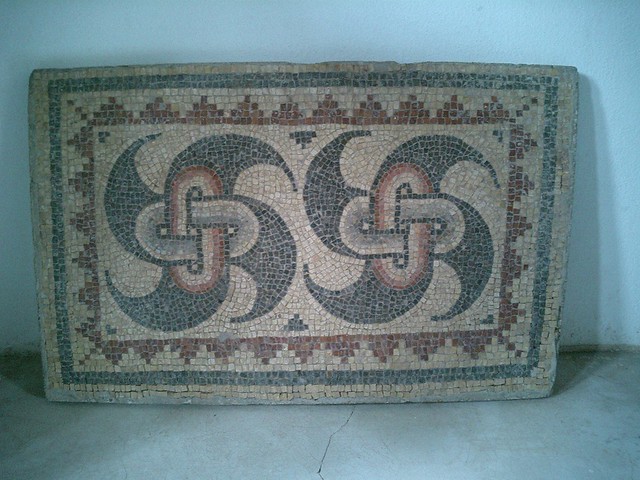 ROMAN MOSAIC IN A PROVINCIAL SYRIAN MUSEUM