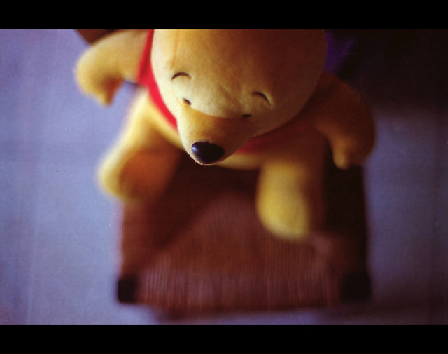 Pooh on the seat