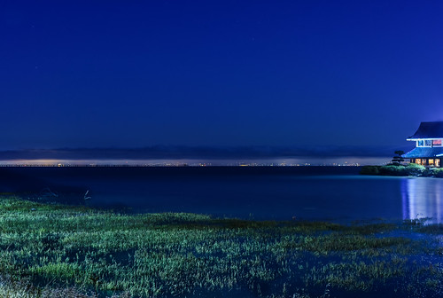 bayarea california nikon d810 color boury pbo31 august 2016 summer blue night dark millbrae sanmateocounty bay over burlingame reflection japan imperial fog