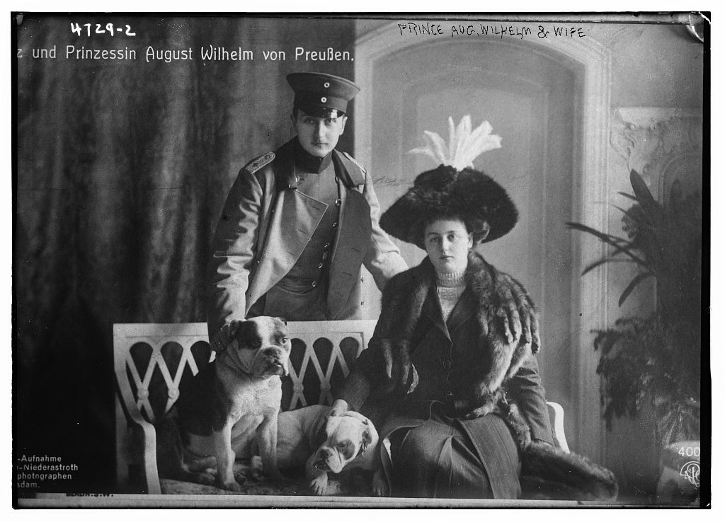 Prince Aug. Wilhelm & wife (LOC)