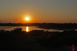 Sunset over Guana Lake