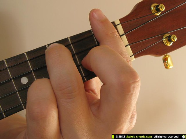 Bbm ukulele chord | How to play a Bbm on the soprano. For al… | Flickr