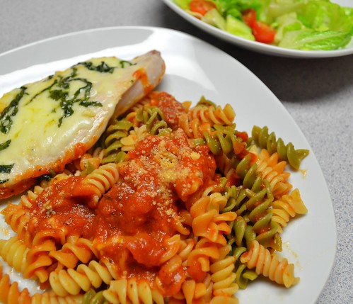 Easy Chicken Parmesan w/ Rotini & Sauce | Lynn Gardner | Flickr