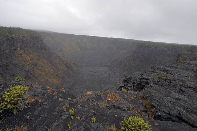 Another caldera along Chain of Craters road Hawaii