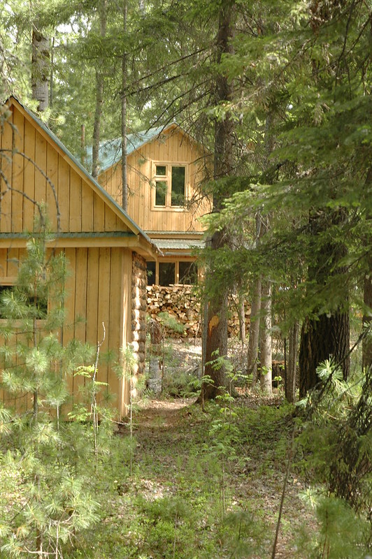 The sauna and the house