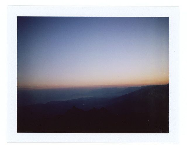 Warm sunset on Sori Mountain