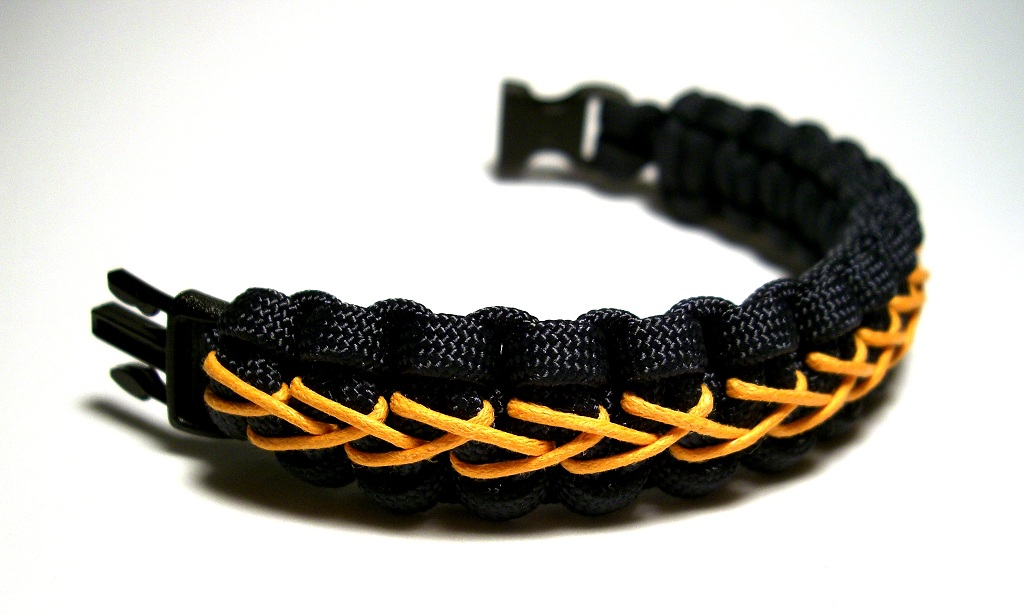 Stitched Cobra Paracord Bracelet Solomon Knot Tutorial 