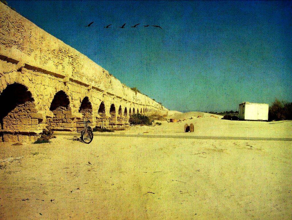 Roman Viaduct Rome Midday heat (ancient Roman viaduct in Caesaria) | Gali Stein | Flickr