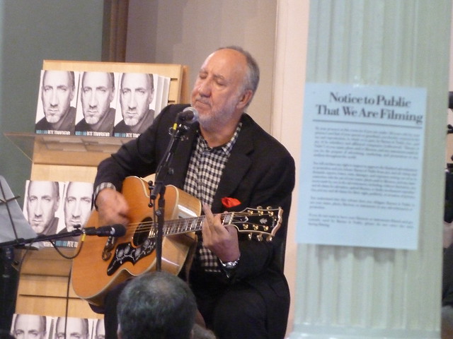 Pete Townshend performs 