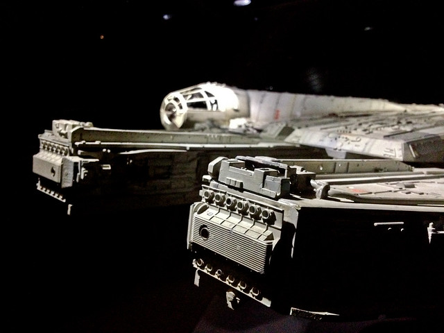 Millennium Falcon vintage model used in filming: 160413