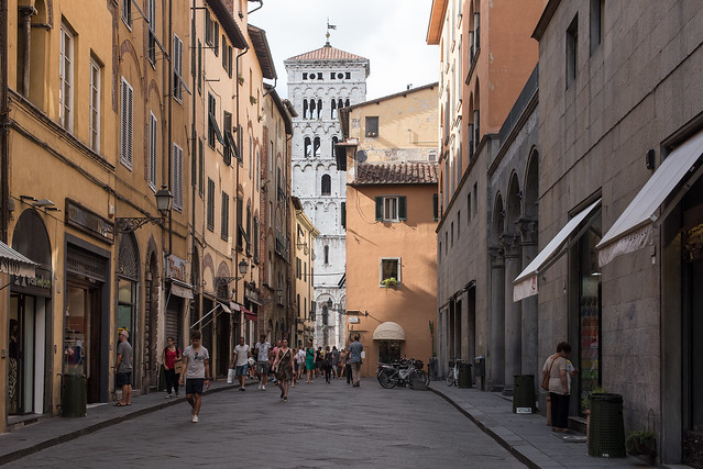 The Via Beccharia at Lucca