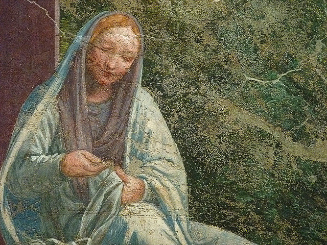 LUINI Bernardino,1516 - Le Rêve de Saint Joseph (Milan) - Detail 34