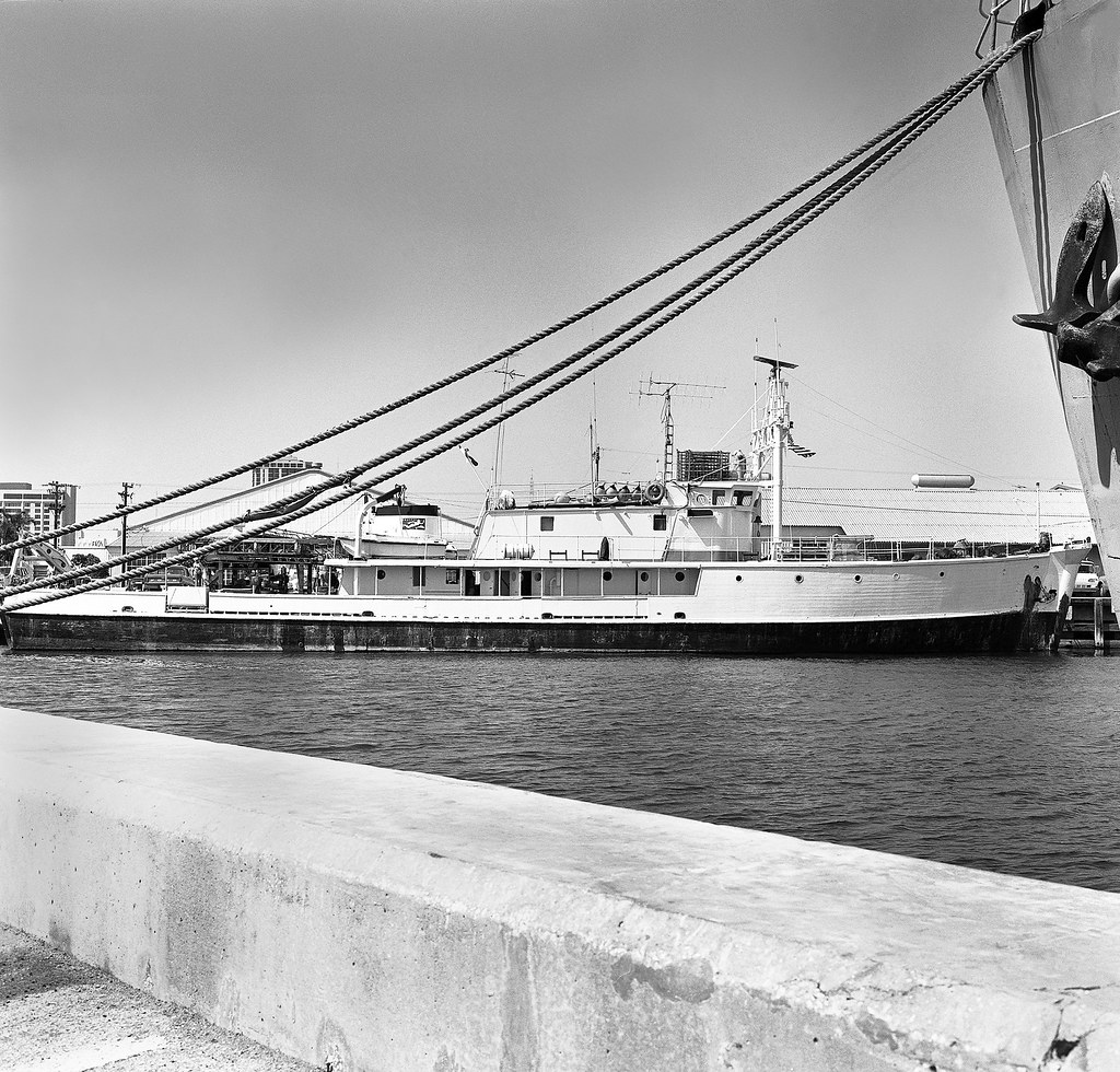 Calypso, the old mine sweeper belonging to Jacques Coustea… | Flickr