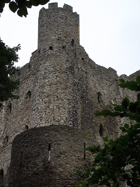 Where King John's men broke through - Rochester Castle, Kent.