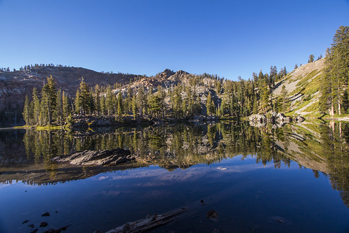 ironlake sierranationalforest backpacking camping lake quiet reflection serene