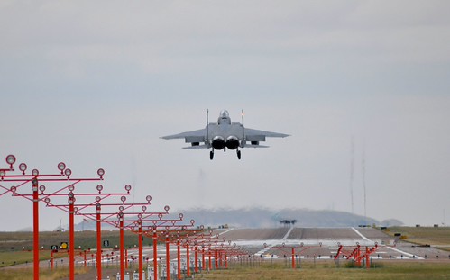 120th FW McDonnell-Douglas F-15C Eagle Landing at Great Fa… | Flickr