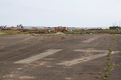 End of runway 17 at the former RAAF Williams air force base