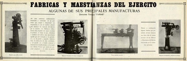 FAMAE trabajando para la industria del salitre en 1927