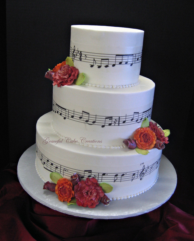 Elegant White Buttercream Wedding Cake