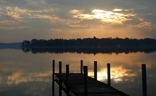 Sunrise over Fox Lake
