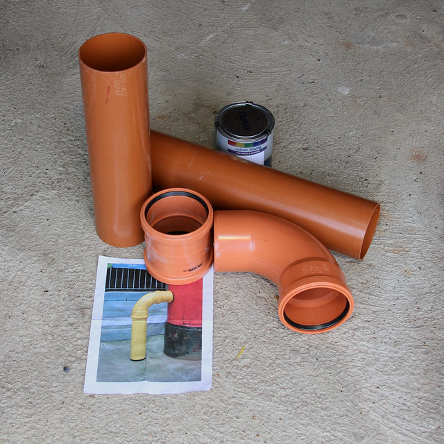 making the yellow pipe