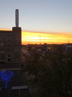 Sunrise over Fargo