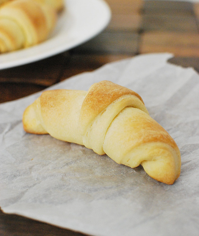 Crescent Rolls - easy buttery homemade crescent rolls. Skip the canned rolls and make your own!
