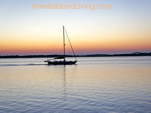 Flat on the Amelia River, Sunset, Fernandina Beach by AmeliaIslandLiving, (November, 2012)fernandinabeach ameliaisland
