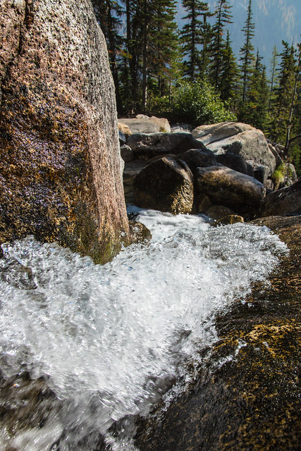 Snow Creek Tumbling Down from The Enchantments