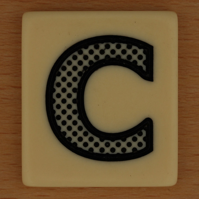 PAIRS IN PEARS Dotted Letter C
