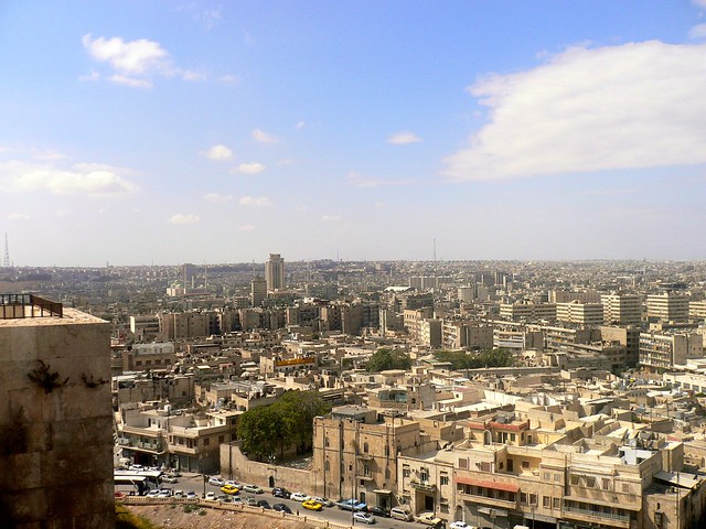 The city of Aleppo, Syria