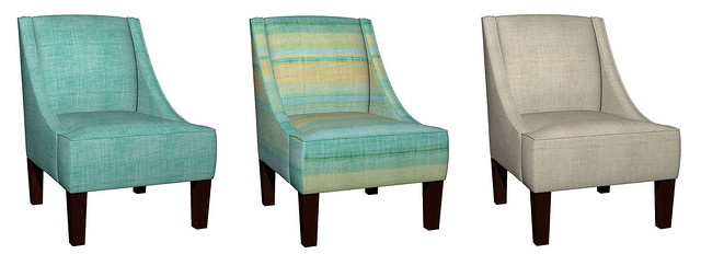Coastal Colors Maharam Roostery Chairs in faux linen