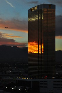 Sunset at Trump International in Las Vegas