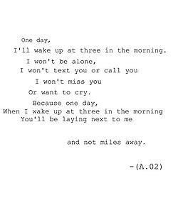 Waking up alone quotes