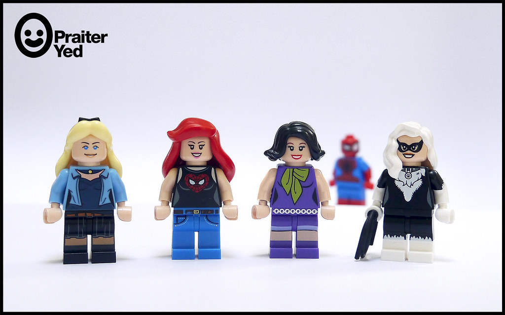 ⎡CRAZY MINIFIGS⎦Custom Gwen Spider-Man Lego Minifigure 