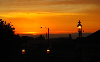 Van Buren Sunrise Silhouettes