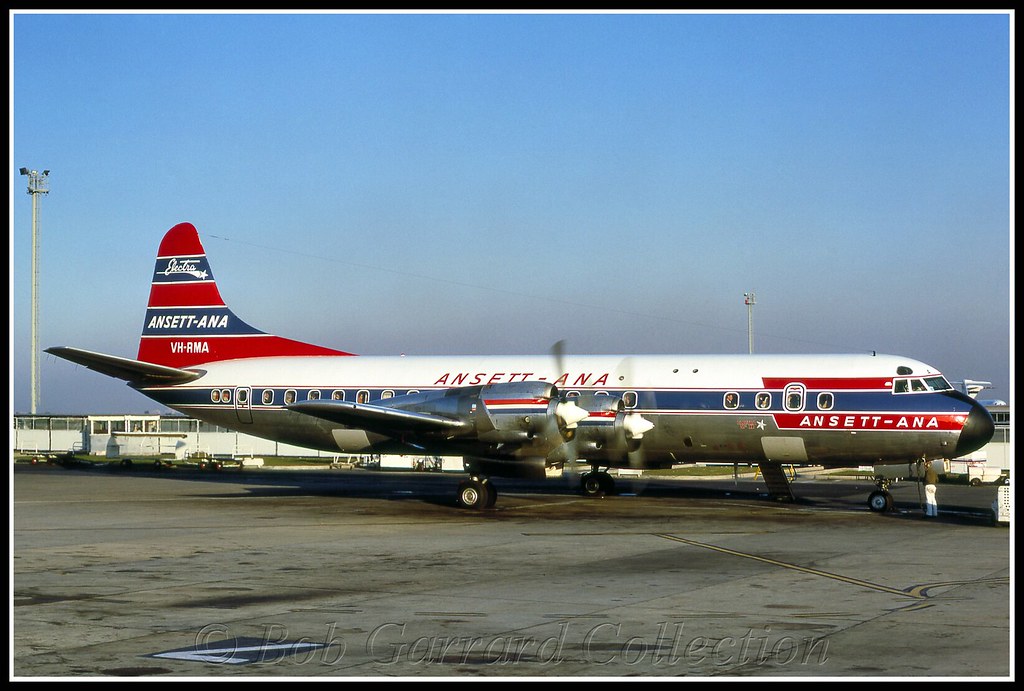 Vh Rma VH-RMA Ansett - ANA | Lockheed L-188A Electra (cn 1039) Now … | Flickr